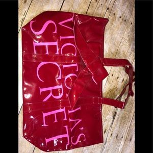 Vs plastic logo tote